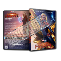 Captain Marvel 2019 V3 Türkçe dvd cover Tasarımı